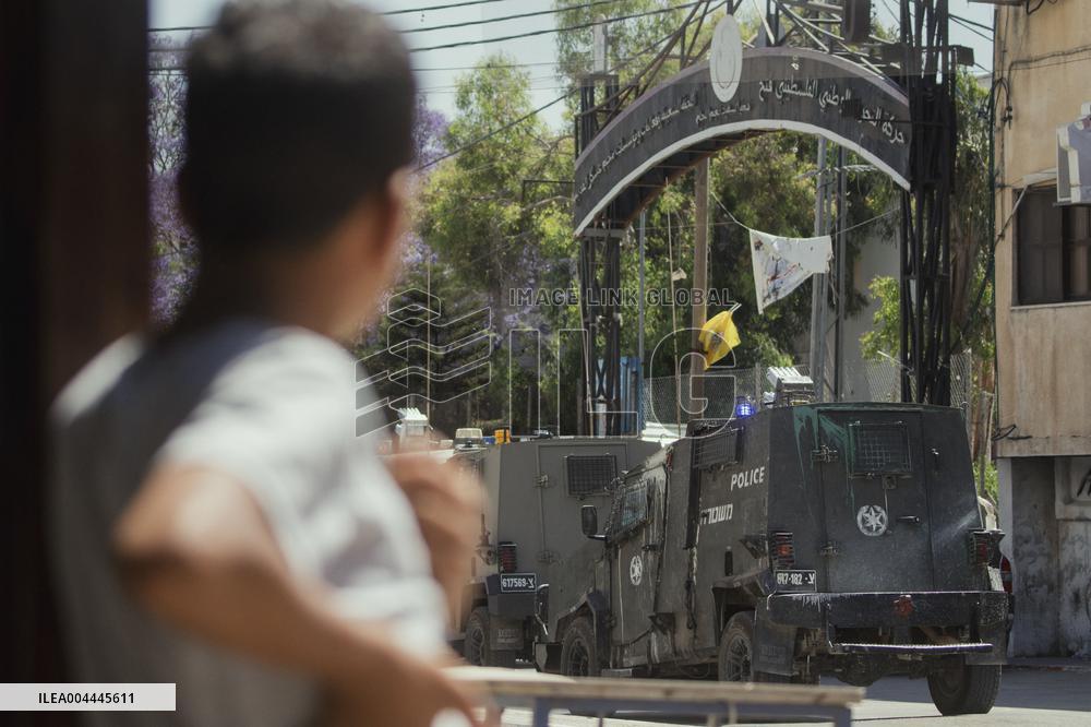Israeli Forces Raid Refugee Camp - Nablus