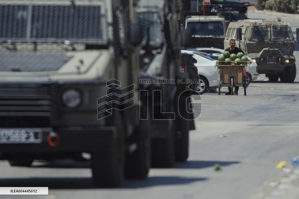 Israeli Forces Raid Refugee Camp - Nablus