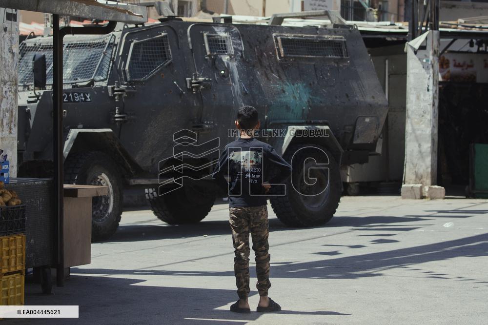 Israeli Forces Raid Refugee Camp - Nablus