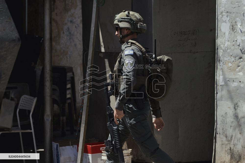 Israeli Forces Raid Refugee Camp - Nablus