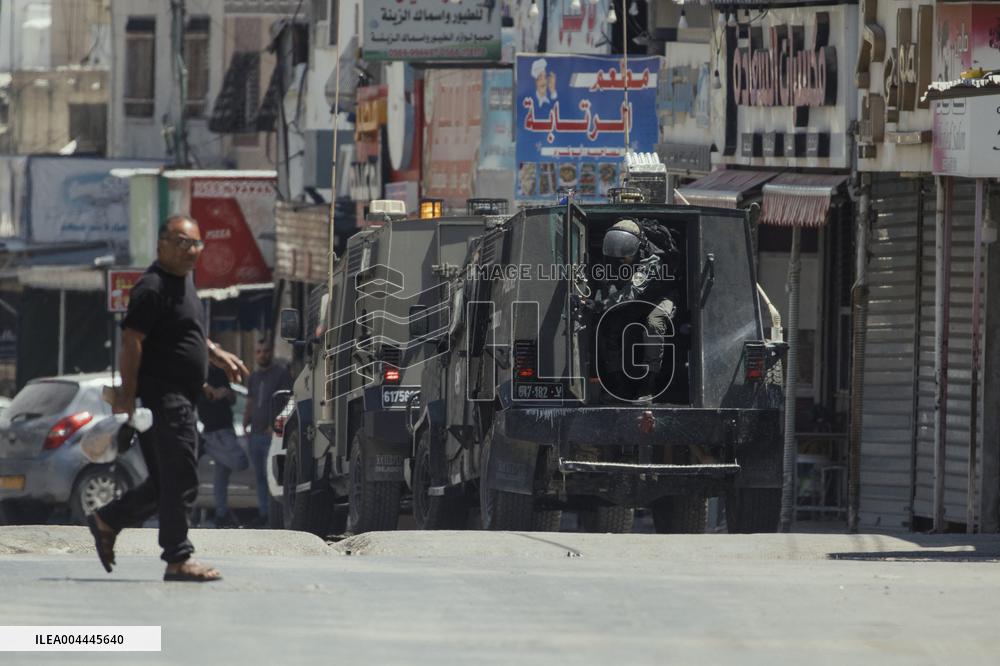 Israeli Forces Raid Refugee Camp - Nablus
