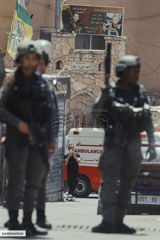 Israeli Forces Raid Refugee Camp - Nablus