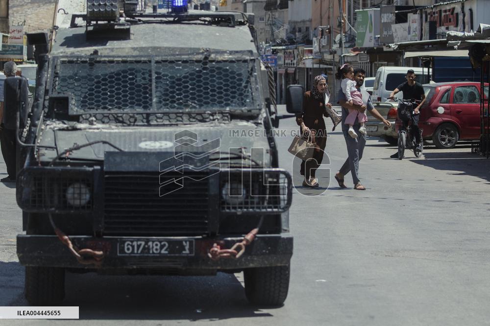 Israeli Forces Raid Refugee Camp - Nablus