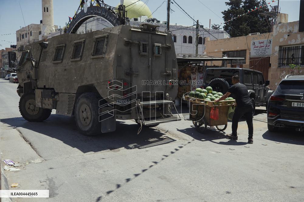 Israeli Forces Raid Refugee Camp - Nablus