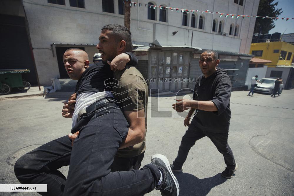 Israeli Forces Raid Refugee Camp - Nablus