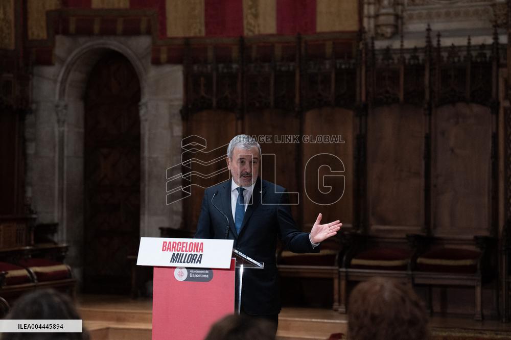 Barcelona Mayor Jaume Collboni Reviews Two Years in Office - Barcelona