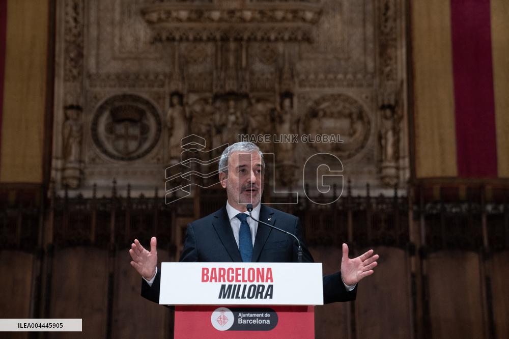 Barcelona Mayor Jaume Collboni Reviews Two Years in Office - Barcelona