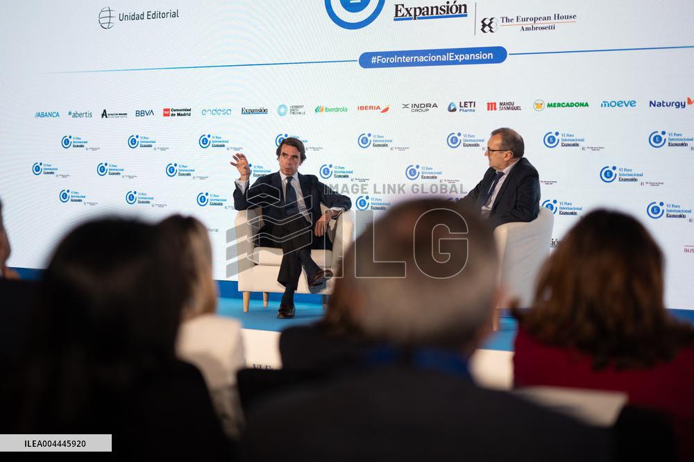 Former Prime Minister Jose María Aznar at 6th International Expansion Forum - Spain