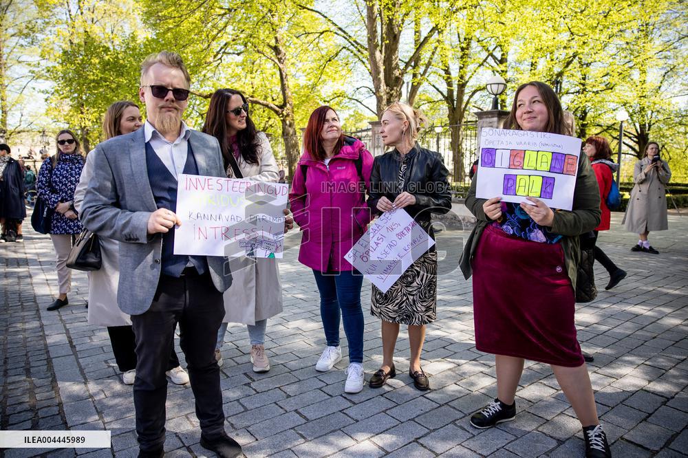 TeachersÂ´ protest