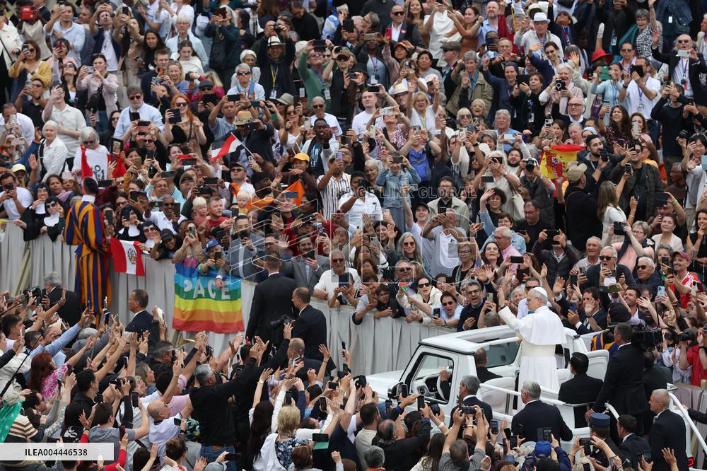 Pope Leo XIV First General Audience - Vatican