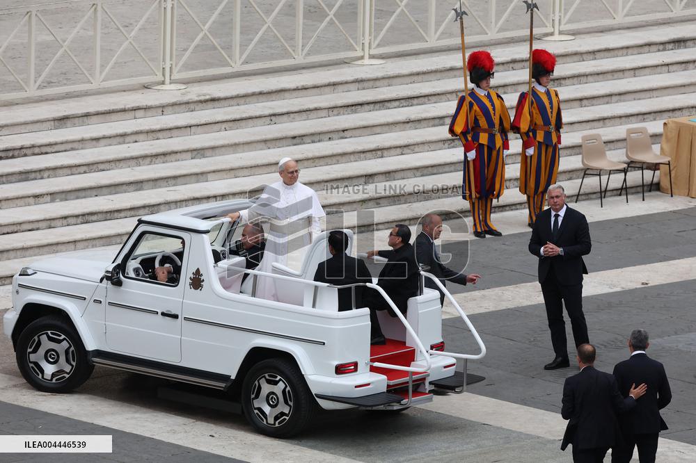 Pope Leo XIV First General Audience - Vatican