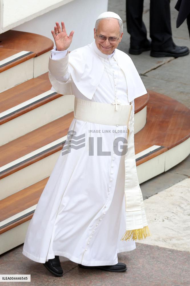 Pope Leo XIV First General Audience - Vatican