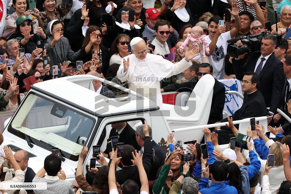 Pope Leo XIV First General Audience - Vatican