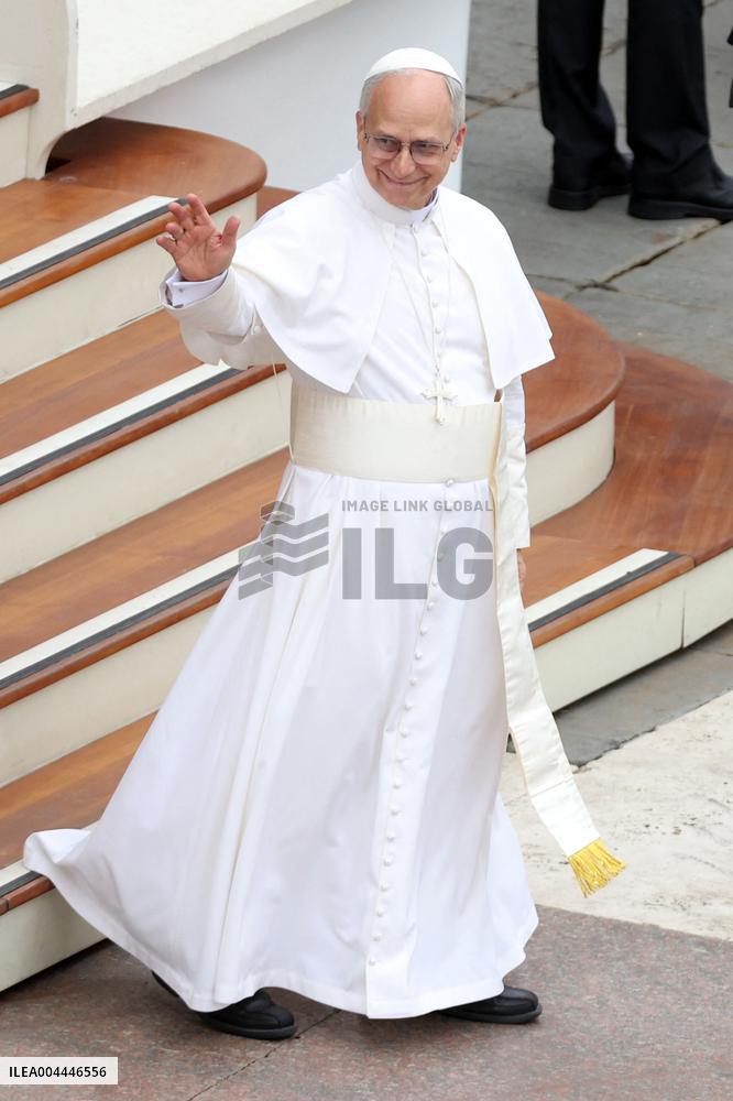 Pope Leo XIV First General Audience - Vatican