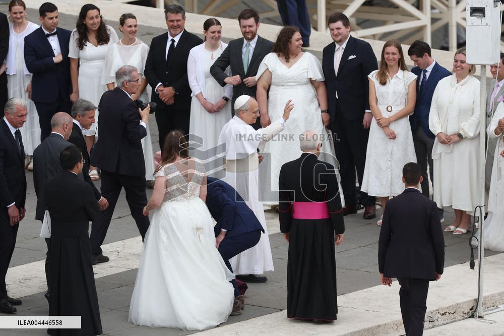 Pope Leo XIV First General Audience - Vatican