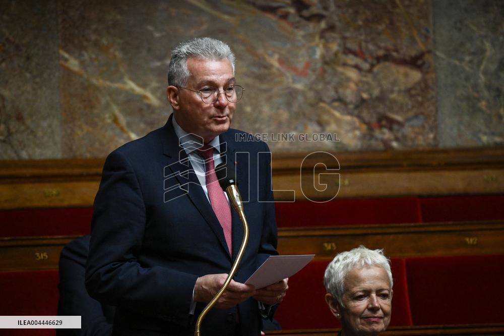 Questions to the government at the National Assembly in Paris FA