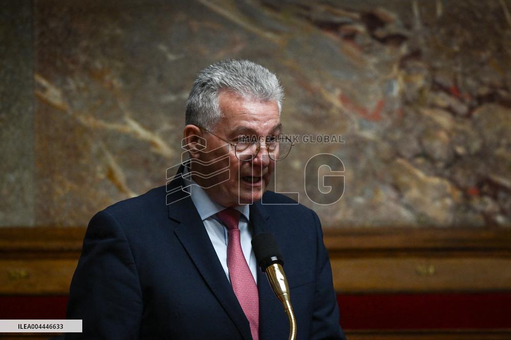 Questions to the government at the National Assembly in Paris FA