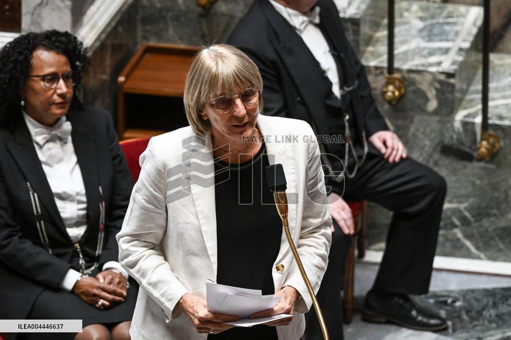 Questions to the government at the National Assembly in Paris FA