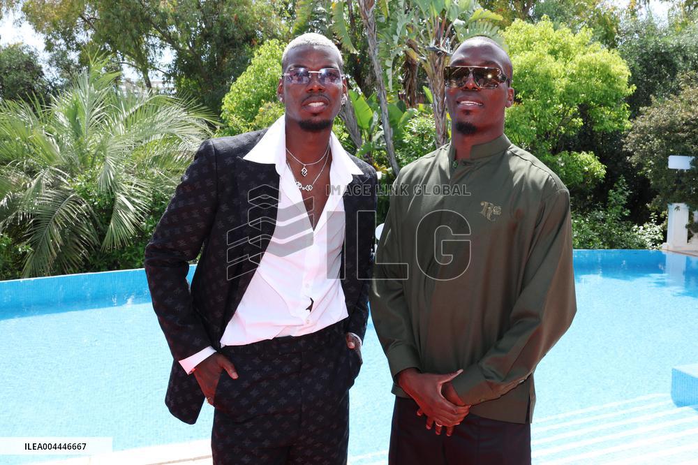 Cannes - Paul Pogba at Villa Forbes JD