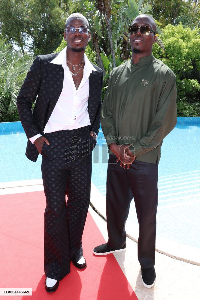 Cannes - Paul Pogba at Villa Forbes JD