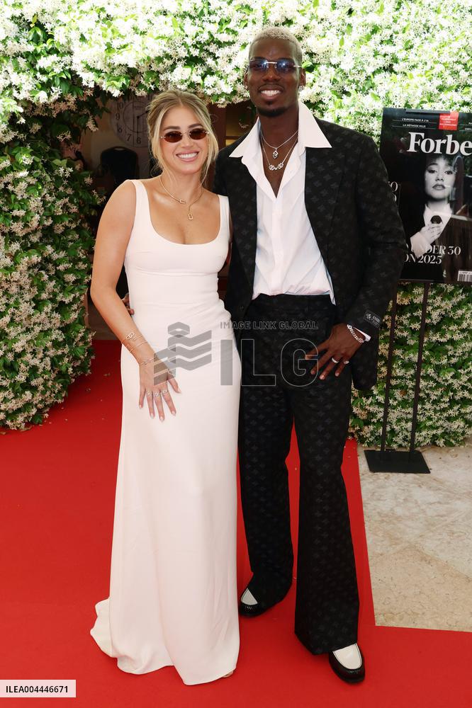 Cannes - Paul Pogba at Villa Forbes JD
