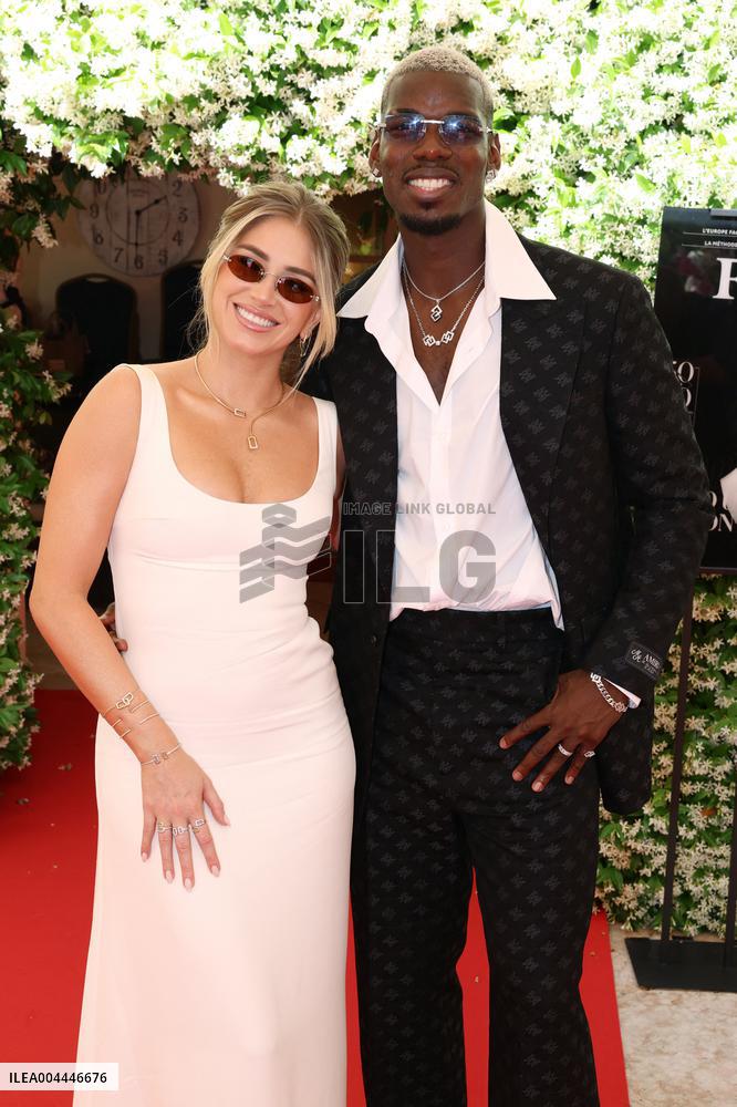 Cannes - Paul Pogba at Villa Forbes JD