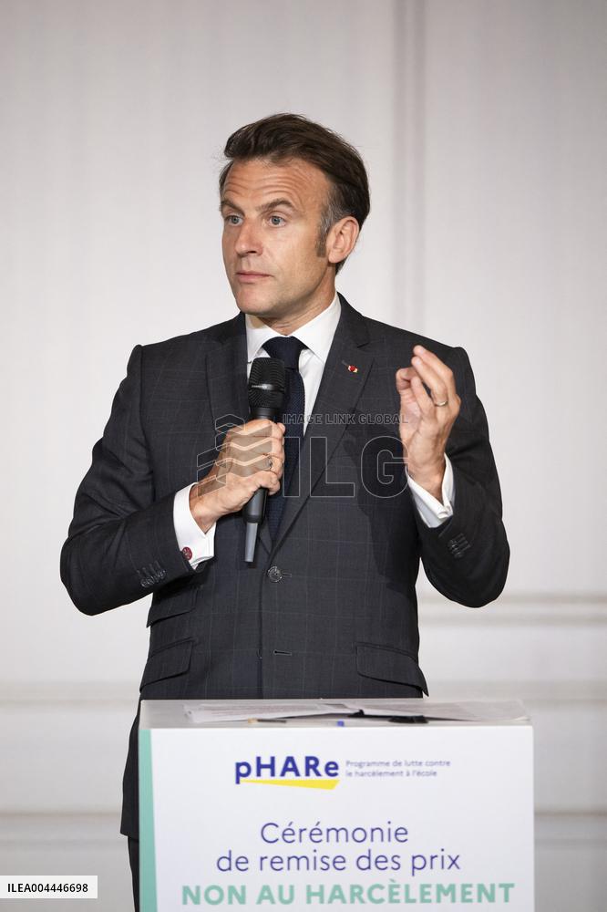 'Non Au Harcelement' Awards Ceremony - Paris