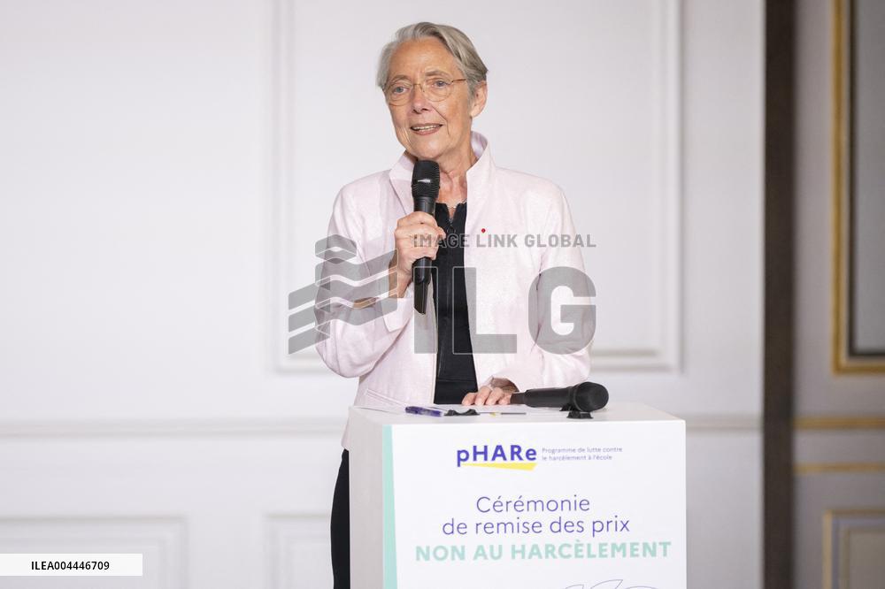 'Non Au Harcelement' Awards Ceremony - Paris