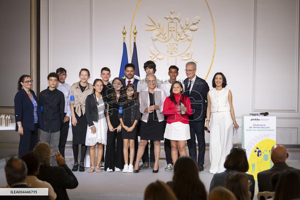 'Non Au Harcelement' Awards Ceremony - Paris