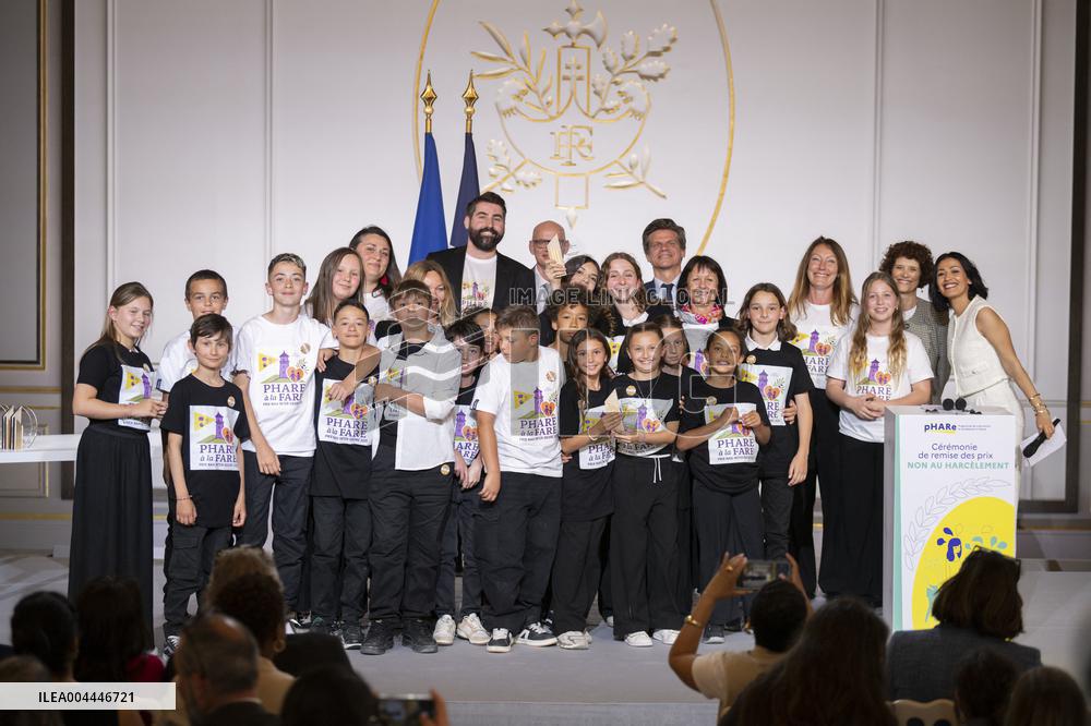 'Non Au Harcelement' Awards Ceremony - Paris