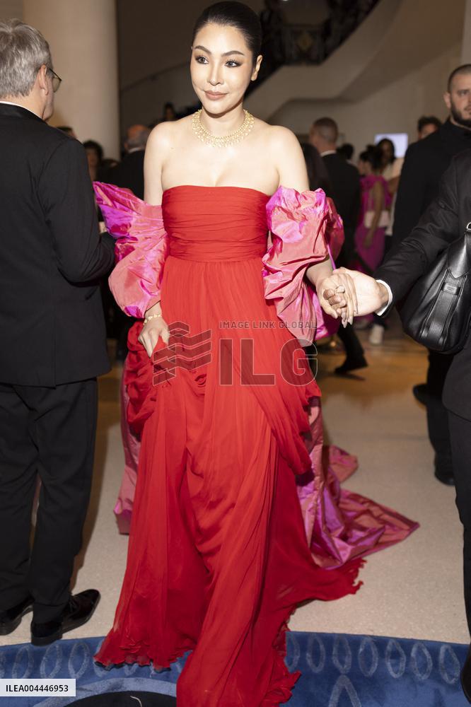 Cannes Peraya Malisorn Faye leaves Hotel Martinez MP