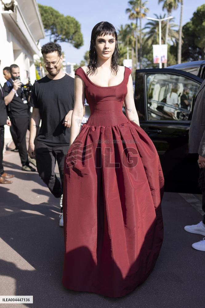Cannes Cara Delevigne leaves Hotel Martinez MP