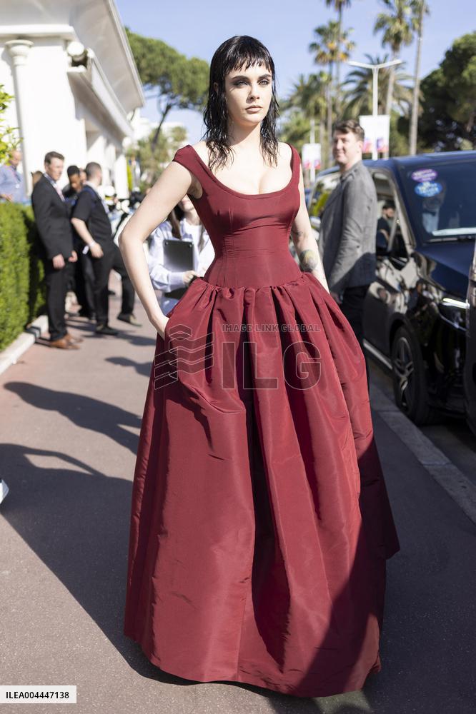 Cannes Cara Delevigne leaves Hotel Martinez MP