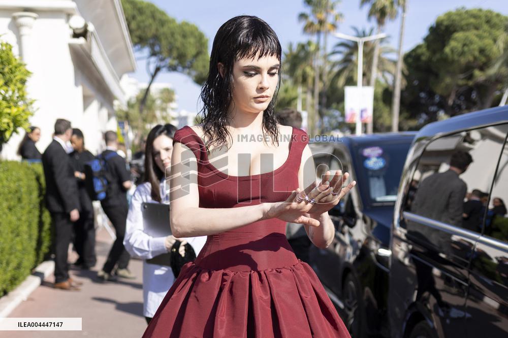 Cannes Cara Delevigne leaves Hotel Martinez MP