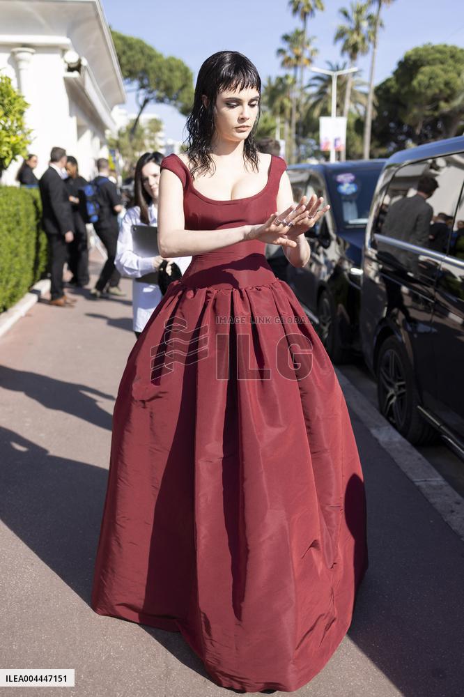Cannes Cara Delevigne leaves Hotel Martinez MP