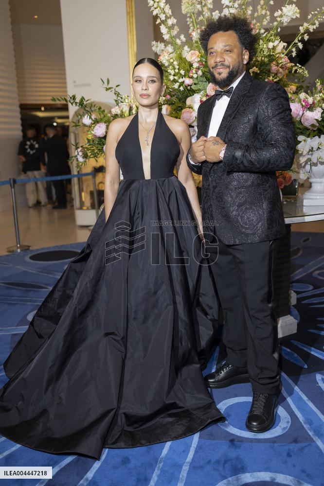 Cannes Clarice Alves, Marcelo Vieira da Silva Júnior leave Hotel Martinez MP