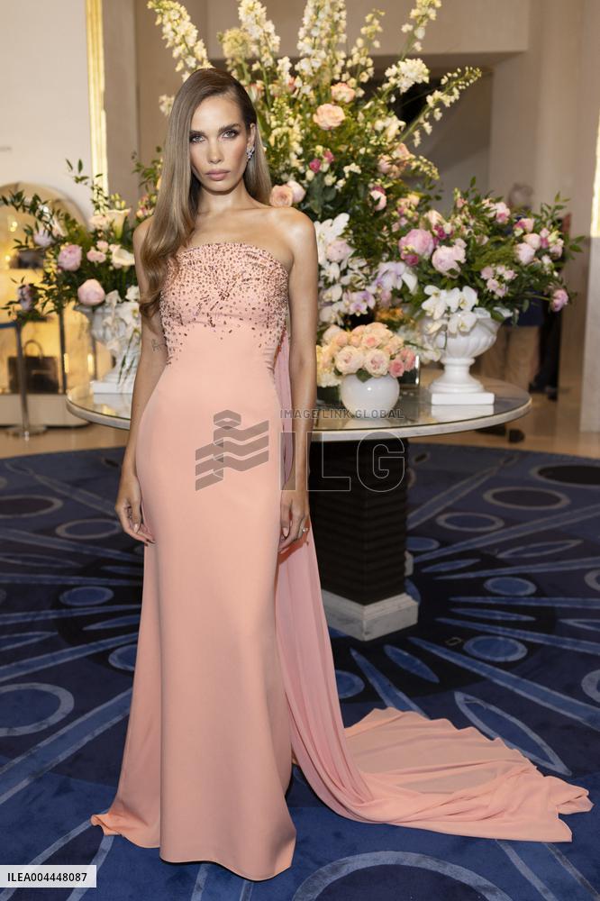 Cannes Hana Cross leaves Hotel Martinez MP