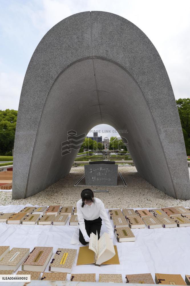 Airing of Hiroshima A-bomb victims list
