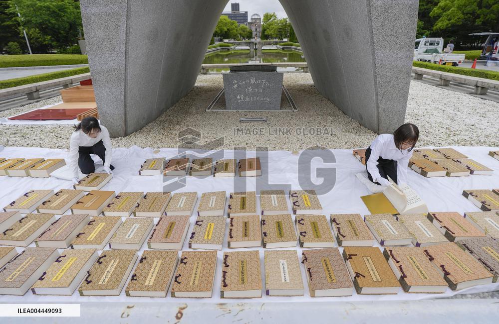 Airing of Hiroshima A-bomb victims list