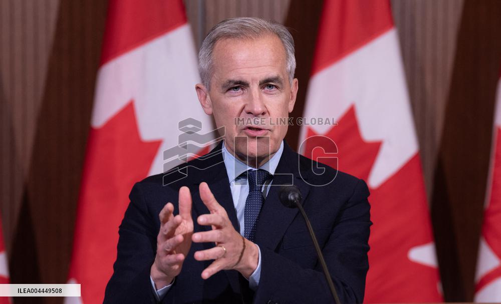 PM Mark Carney Addresses Reporters After Cabinet Retreat - Ottawa