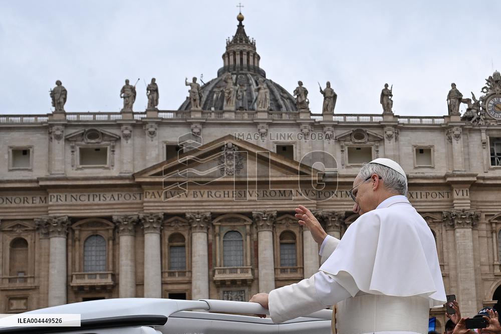 Pope Leo XIV First General Audience - Vatican