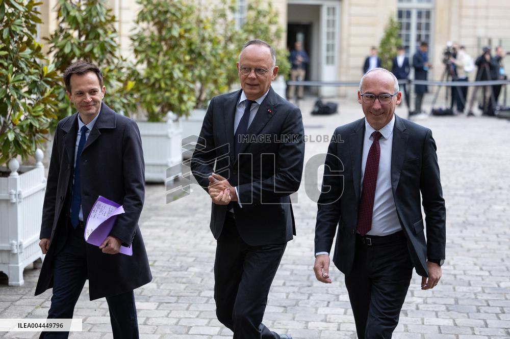 Members of Horizons and Independants meet with Prime Minister - Paris RL