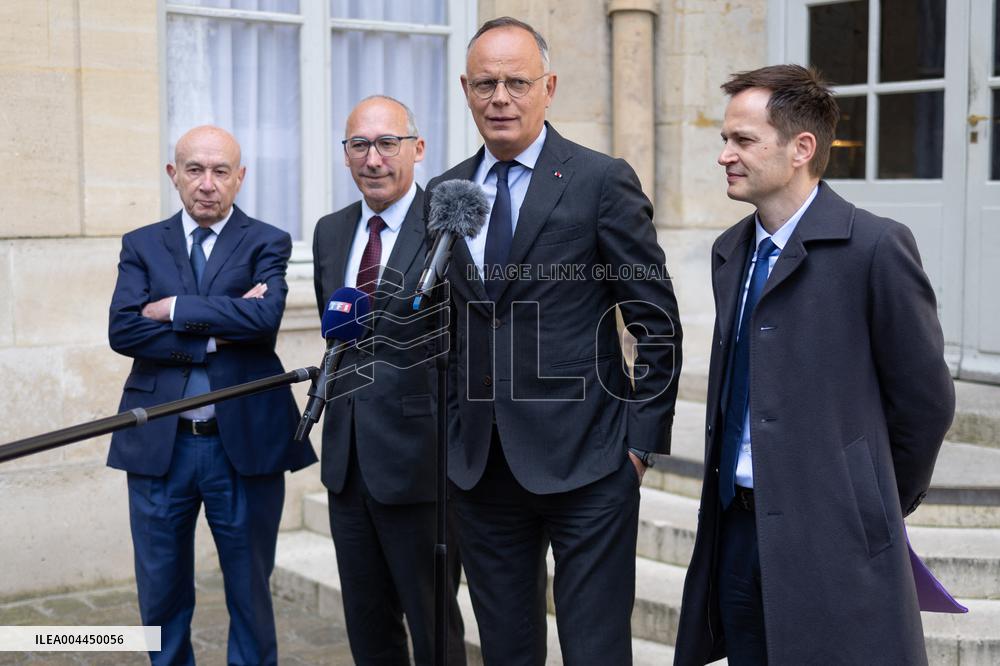 Members of Horizons and Independants meet with Prime Minister - Paris RL