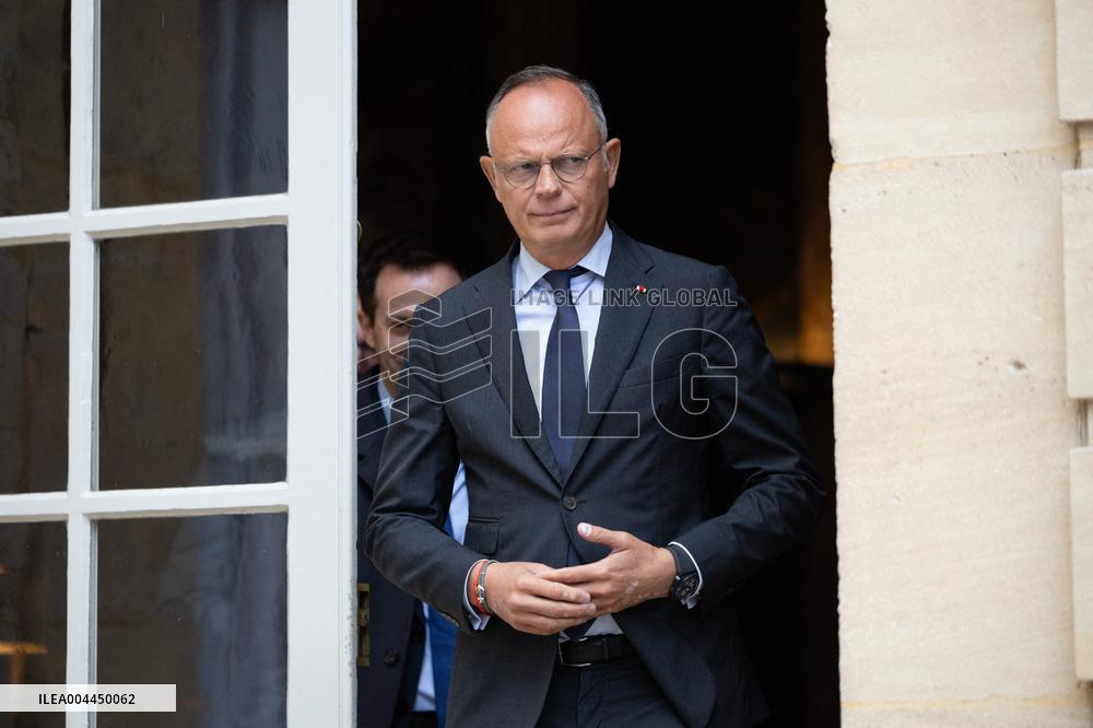 Members of Horizons and Independants meet with Prime Minister - Paris RL