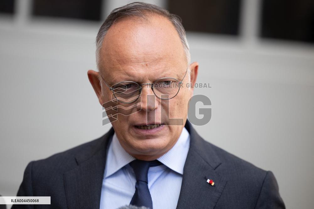 Members of Horizons and Independants meet with Prime Minister - Paris RL