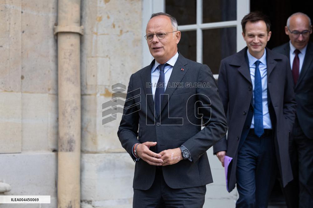 Members of Horizons and Independants meet with Prime Minister - Paris RL