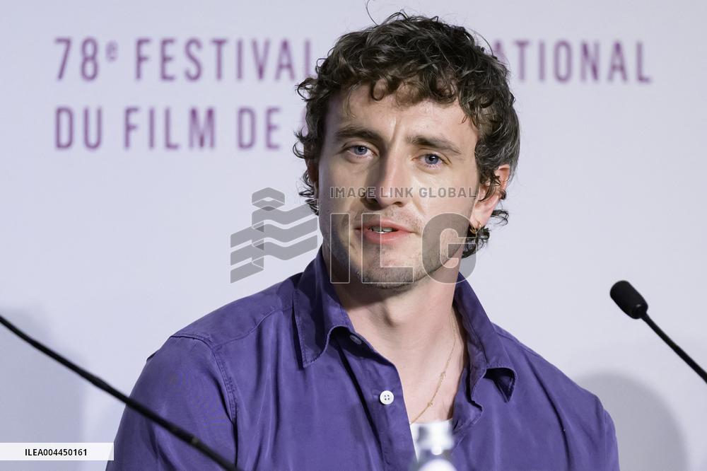 Cannes The History of Sound Press Conference NG