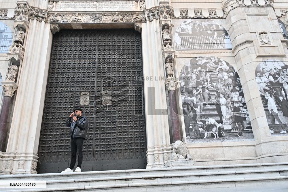 JR Presents Who Are You, Naples? Exhibition in Naples