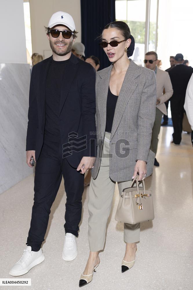 Cannes Amy May Jackson, Ed Westwick are spotted at Hotel Martinez MP