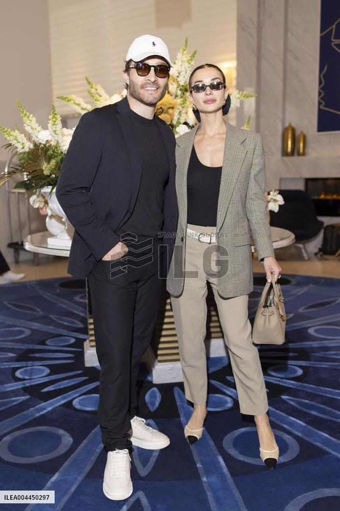 Cannes Amy May Jackson, Ed Westwick are spotted at Hotel Martinez MP